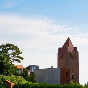 Stadttor aus mittlere Entfernung