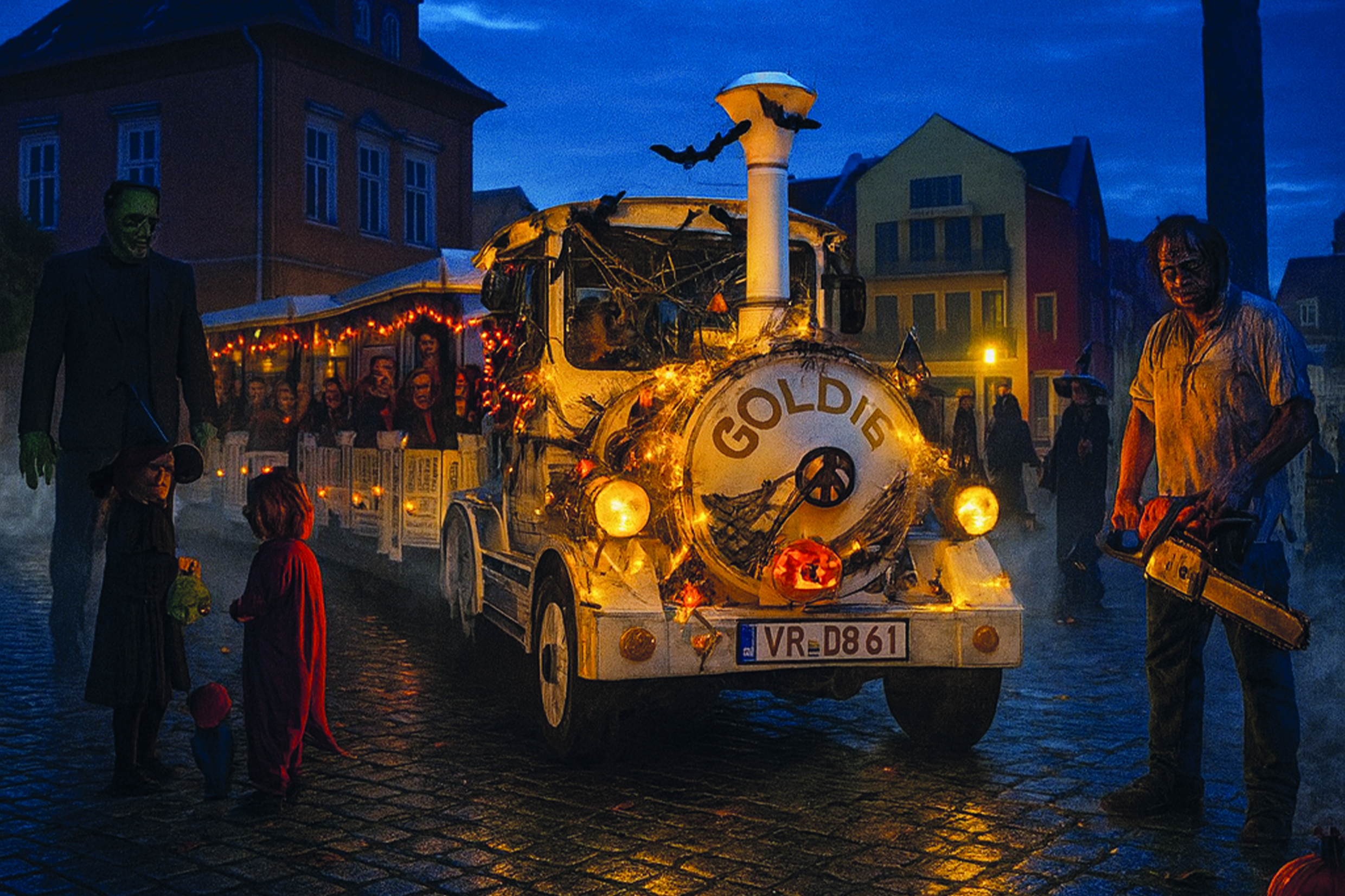 Halloween Geisterbahnfahrt