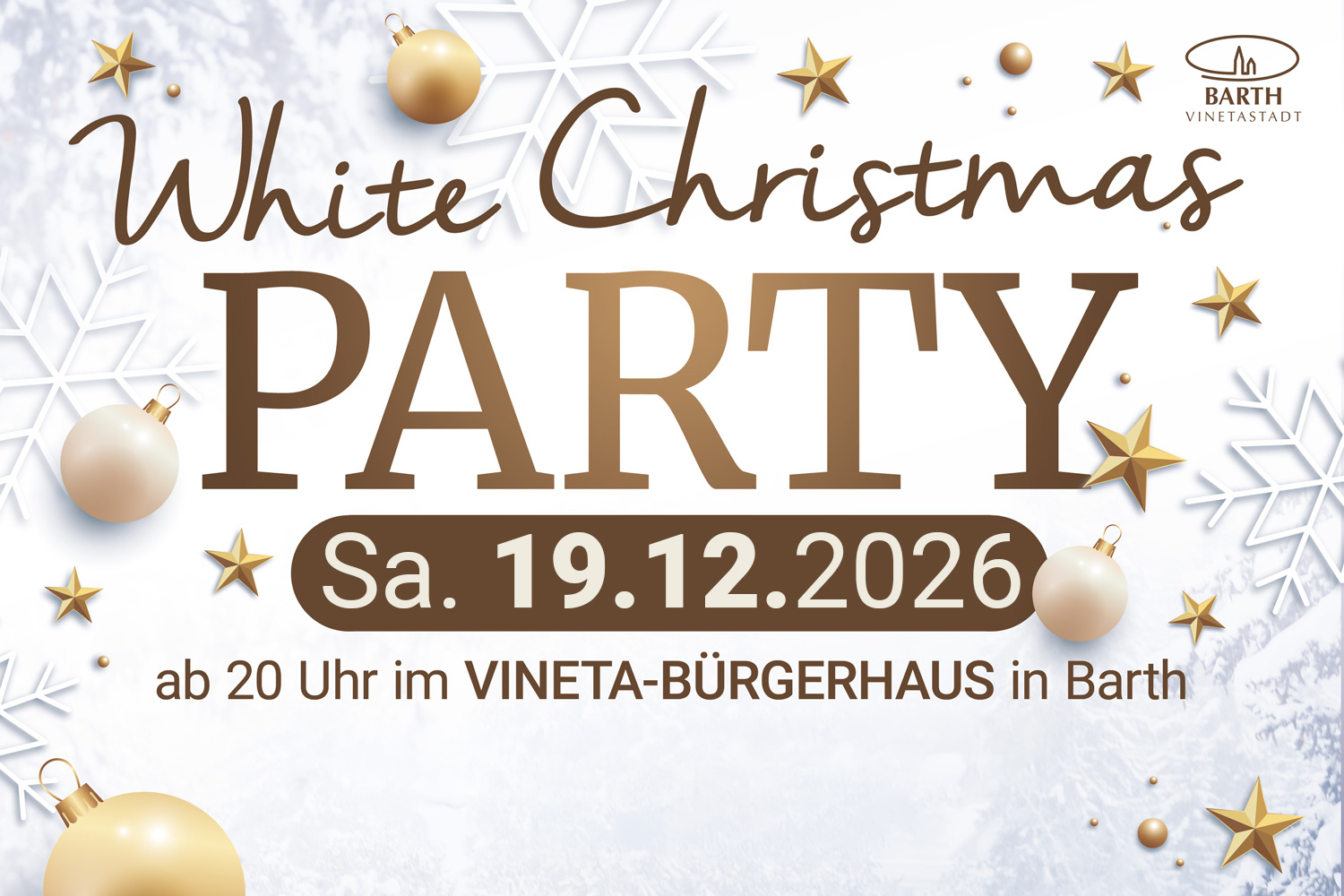 „White Christmas“ – Weihnachtsparty